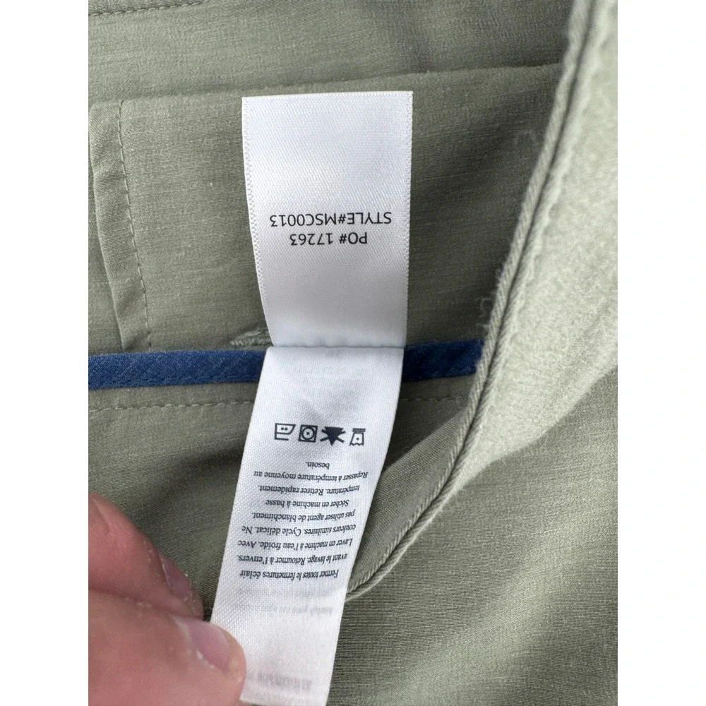 Faherty All Day Shorts Mens 36 Olive Green 7